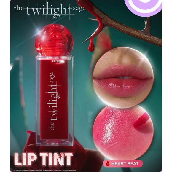 The Twilight Saga Heart Beat Immortality Lip Tint 6.3g SheGlam - Picture 1 of 4
